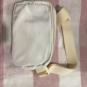 Cream Sport Crossbody/Fanny Bag